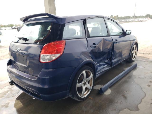 2T1KR32E04C179953 - 2004 TOYOTA COROLLA MA XR BLUE photo 3