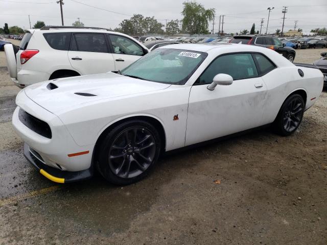 2C3CDZFJ8PH542771 - 2023 DODGE CHALLENGER R/T SCAT PACK WHITE photo 1