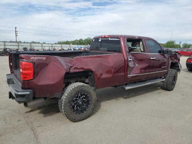 1GC4K0CY3HF166860 - 2017 CHEVROLET SILVERADO K3500 LTZ MAROON photo 3