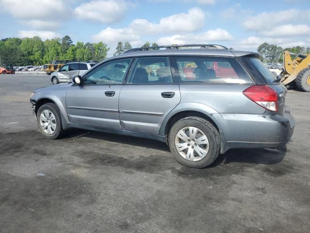 4S4BP60C597315748 - 2009 SUBARU OUTBACK SILVER photo 2