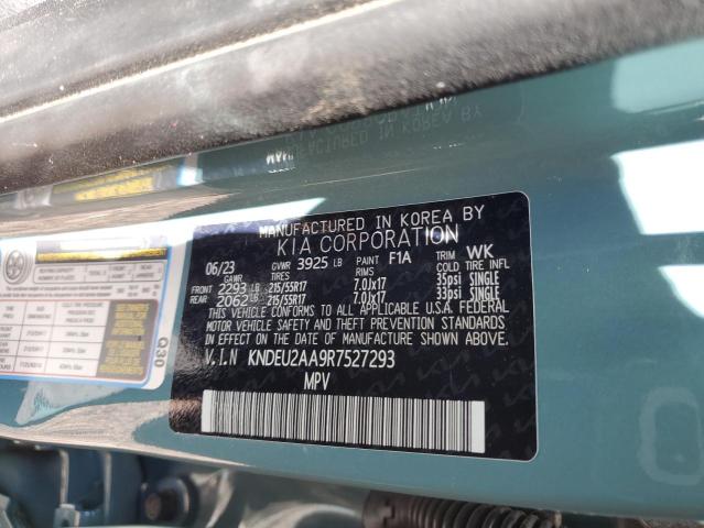 KNDEU2AA9R7527293 - 2024 KIA SELTOS S TEAL photo 12