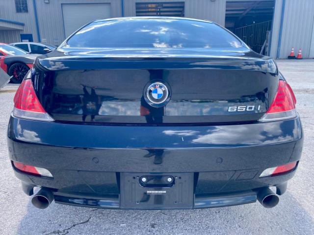 WBAEH13577CR53029 - 2007 BMW 650 I BLACK photo 6