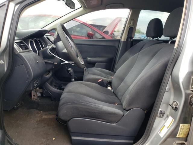 3N1BC13E37L413155 - 2007 NISSAN VERSA S GRAY photo 7