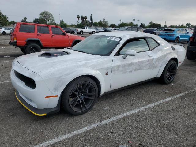 2C3CDZFJXPH544246 - 2023 DODGE CHALLENGER R/T SCAT PACK WHITE photo 1