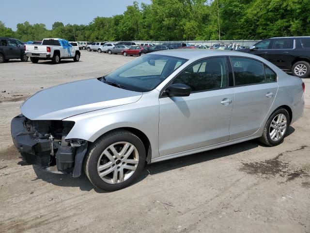 3VW2K7AJ2FM244142 - 2015 VOLKSWAGEN JETTA BASE ვერცხლისფერი ფოტო 1