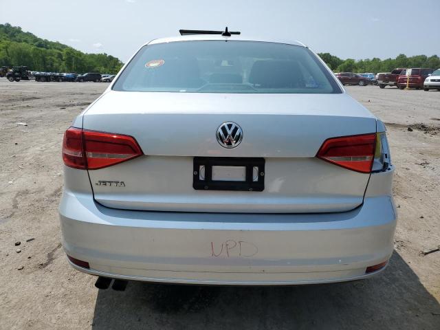 3VW2K7AJ2FM244142 - 2015 VOLKSWAGEN JETTA BASE ვერცხლისფერი ფოტო 6