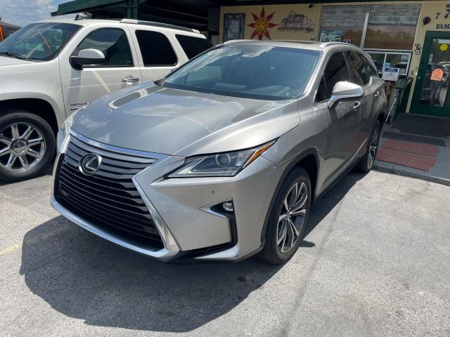 JTJGZKCA3J2000940 - 2018 LEXUS RX 350 L SILVER photo 2