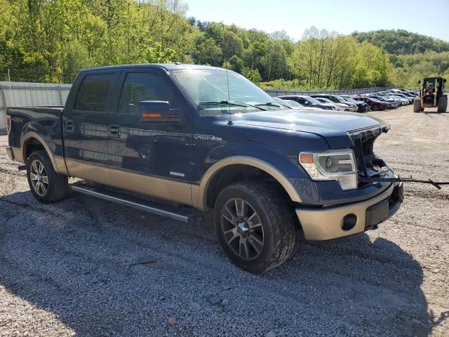 1FTFW1ET7EFA76188 - 2014 FORD F150 SUPERCREW BLUE photo 4