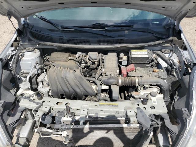 3N1CN7AP6EL834158 - 2014 NISSAN VERSA S SILVER photo 11