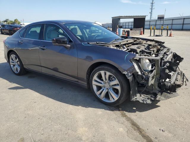 19UUB5F46MA007605 - 2021 ACURA TLX TECHNOLOGY GRAY photo 4