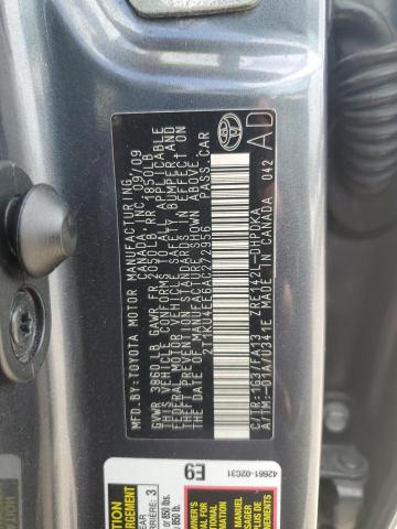 2T1KU4EE6AC272956 - 2010 TOYOTA COROLLA MA GRAY photo 13