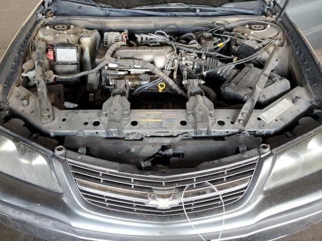 2G1WF52E459213070 - 2005 CHEVROLET IMPALA LS CHARCOAL photo 11