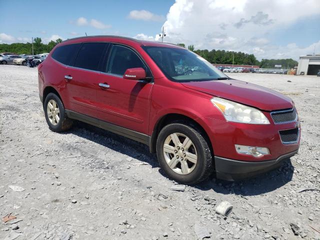 1GNKRGED3CJ171608 - 2012 CHEVROLET TRAVERSE LT RED photo 4