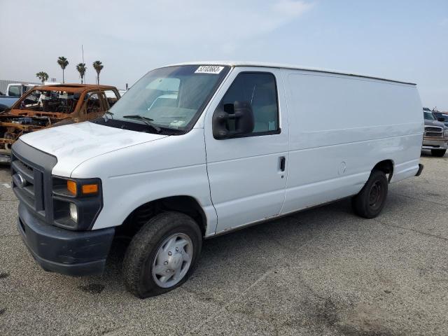 1FTNS2EW6EDA36381 - 2014 FORD ECONOLINE E250 VAN WHITE photo 1