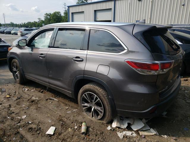 5TDJKRFHXGS256654 - 2016 TOYOTA HIGHLANDER XLE Boz foto 2