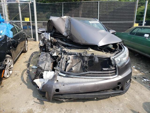 5TDJKRFHXGS256654 - 2016 TOYOTA HIGHLANDER XLE Boz foto 5