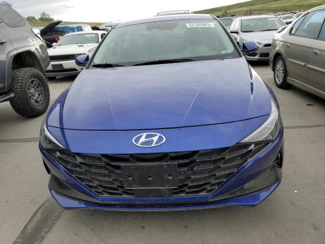 KMHLP4AG8PU382840 - 2023 HYUNDAI ELANTRA LIMITED BLUE photo 5