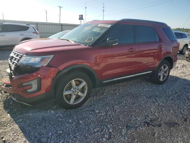 1FM5K8DH7GGC57040 - 2016 FORD EXPLORER XLT BURGUNDY photo 1