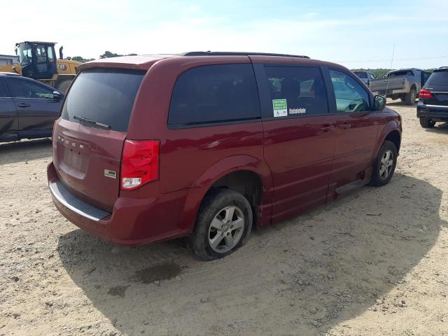 2D4RN3DGXBR624434 - 2011 DODGE GRAND CARA MAINSTREET MAROON photo 3