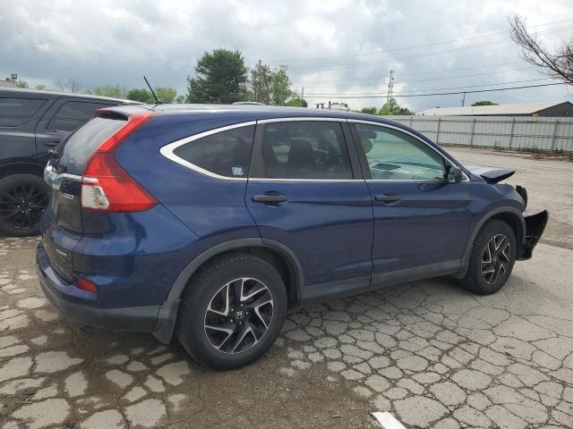 2HKRM4H45GH678864 - 2016 HONDA CR-V SE BLUE photo 3