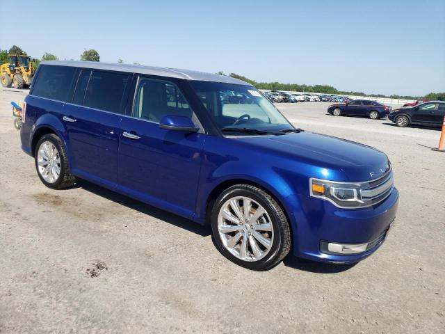 2FMHK6DT2DBD01082 - 2013 FORD FLEX LIMITED BLUE photo 4