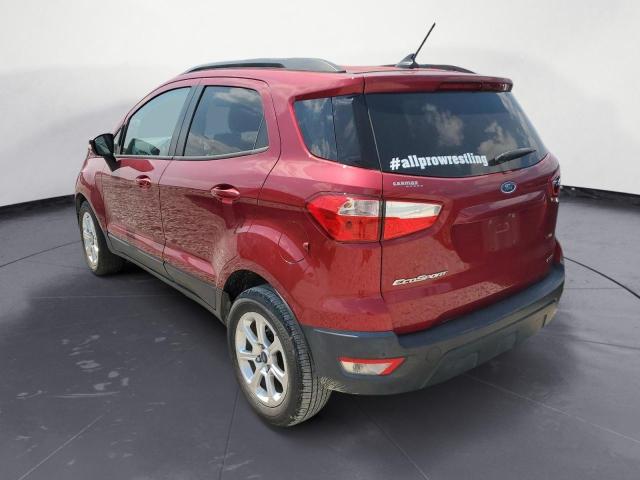 MAJ3P1TE1JC164305 - 2018 FORD ECOSPORT SE Czerwony zdjęcie 2