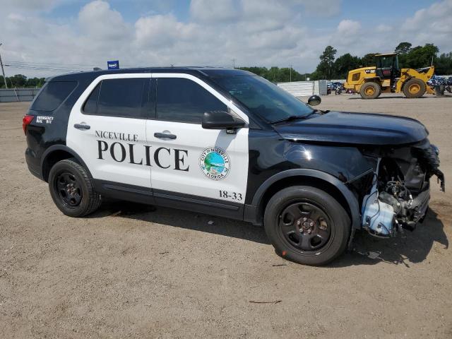 1FM5K8AR3JGA72908 - 2018 FORD EXPLORER POLICE INTERCEPTOR TWO TONE photo 4