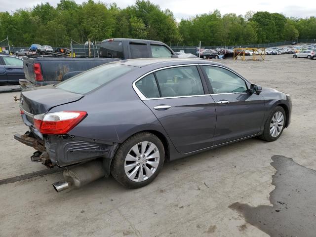 1HGCR2F83DA035113 - 2013 HONDA ACCORD EXL GRAY photo 3