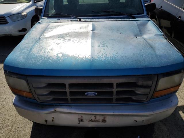 1FTDF15Y4SLA14781 - 1995 FORD F150 BLUE photo 11