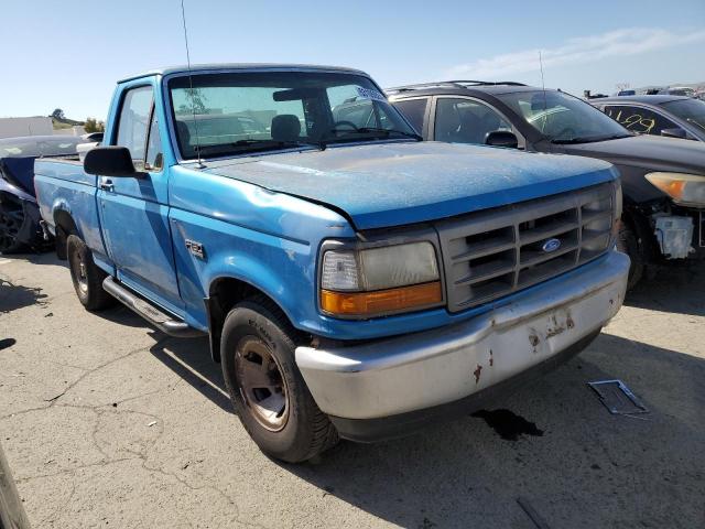 1FTDF15Y4SLA14781 - 1995 FORD F150 BLUE photo 4