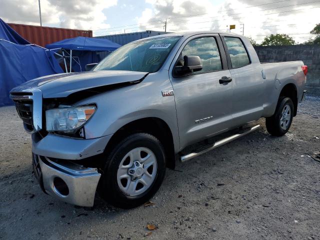 5TFUW5F19CX252080 - 2012 TOYOTA TUNDRA DOUBLE CAB SR5 SILVER photo 1