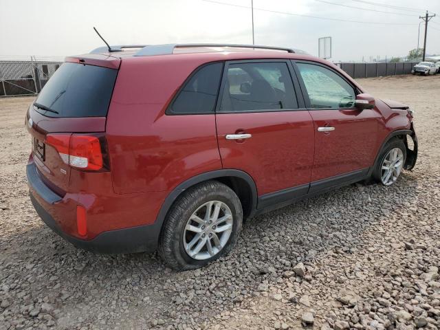 5XYKT3A66EG512318 - 2014 KIA SORENTO LX RED photo 3