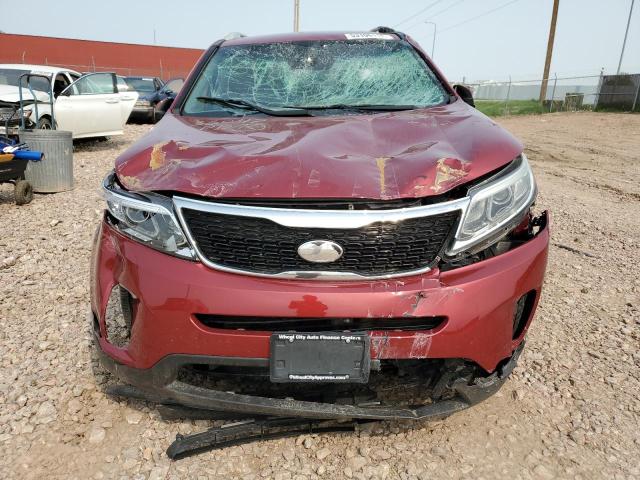 5XYKT3A66EG512318 - 2014 KIA SORENTO LX RED photo 5