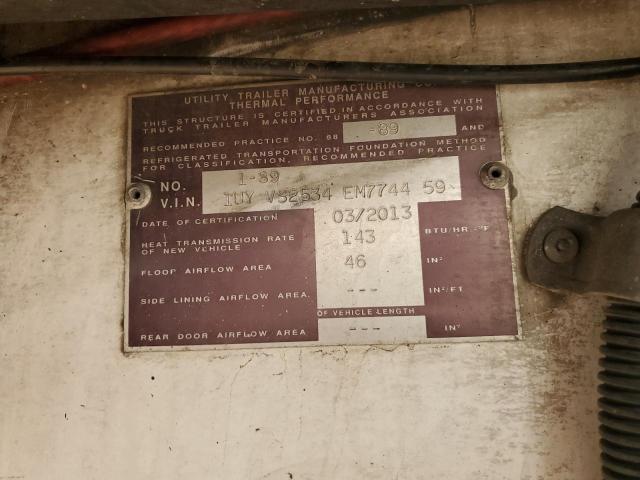 1UYVS2534EM774459 - 2014 UTILITY TRAILER Weiß Foto 10