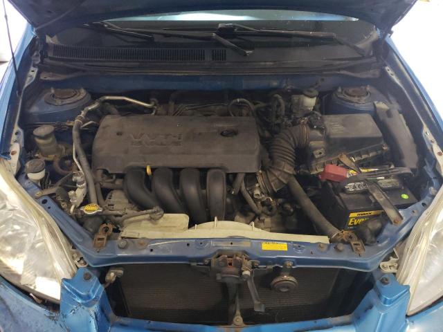 2T1KR32EX7C656120 - 2007 TOYOTA COROLLA MA XR BLUE photo 11