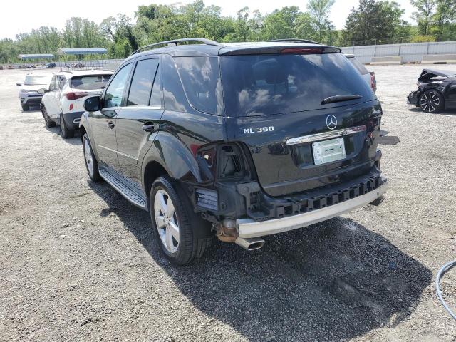 4JGBB8GB9AA599903 - 2010 MERCEDES-BENZ ML 350 4MATIC BLACK photo 2