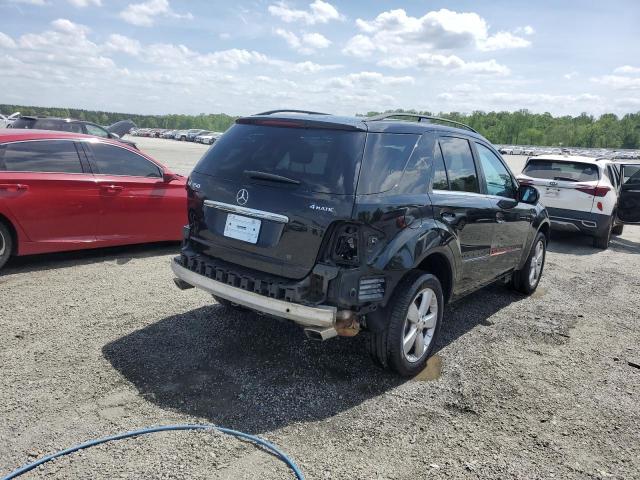 4JGBB8GB9AA599903 - 2010 MERCEDES-BENZ ML 350 4MATIC BLACK photo 3