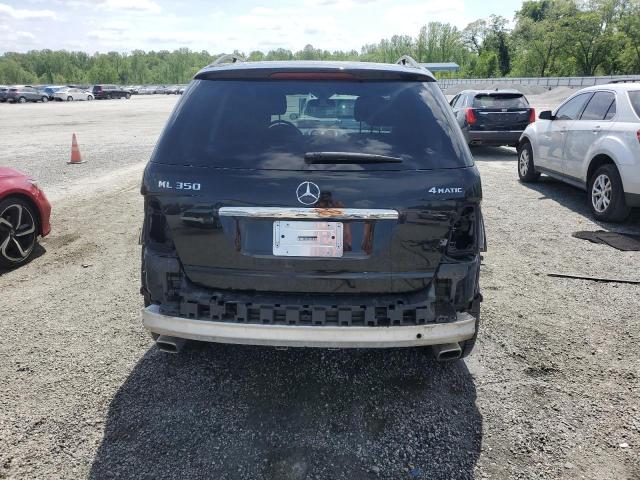 4JGBB8GB9AA599903 - 2010 MERCEDES-BENZ ML 350 4MATIC BLACK photo 6