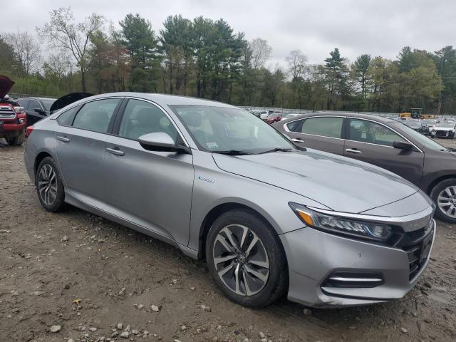 1HGCV3F14KA005197 - 2019 HONDA ACCORD HYBRID SILVER photo 4