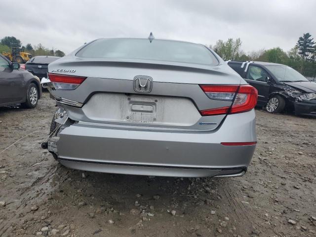 1HGCV3F14KA005197 - 2019 HONDA ACCORD HYBRID SILVER photo 6