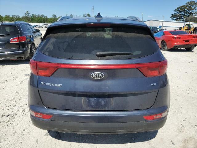 KNDPNCAC8H7197772 - 2017 KIA SPORTAGE EX BLUE photo 6