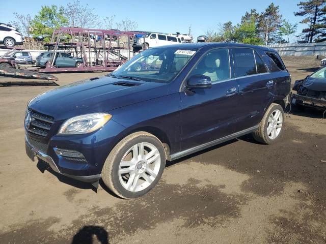 4JGDA5HB6EA336301 - 2014 MERCEDES-BENZ ML 350 4MATIC BLUE photo 1