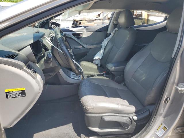 KMHDH4AE0CU475166 - 2012 HYUNDAI ELANTRA GLS GRAY photo 7