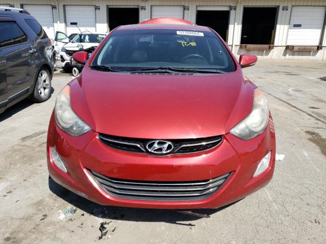 KMHDH4AE3DU671880 - 2013 HYUNDAI ELANTRA GLS RED photo 5