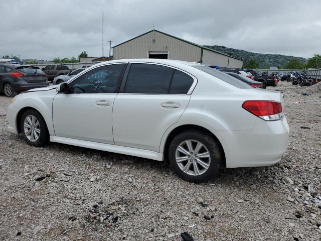 4S3BMCG67B3227972 - 2011 SUBARU LEGACY 2.5I PREMIUM WHITE photo 2