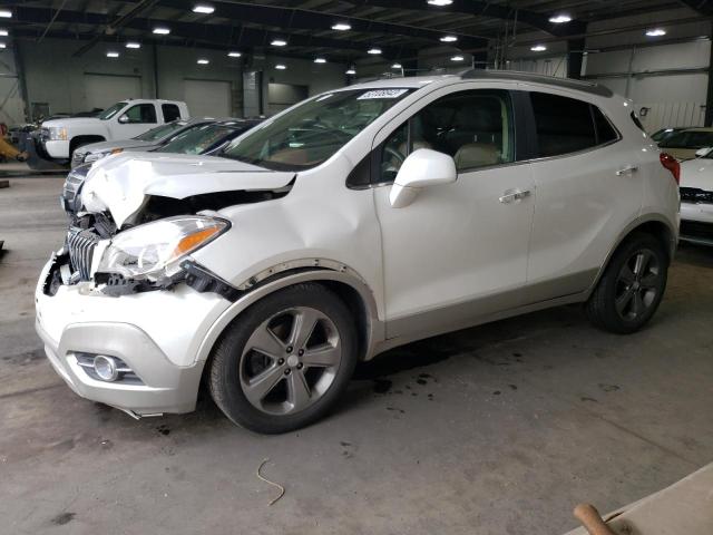 KL4CJCSB8DB199670 - 2013 BUICK ENCORE WHITE photo 1