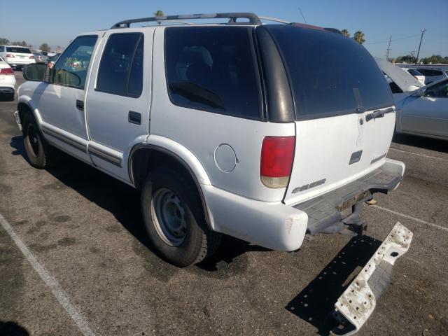 1GNCS13W0Y2358378 - 2000 CHEVROLET BLAZER WHITE photo 3