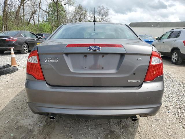 3FAHP0HG5CR391866 - 2012 FORD FUSION SE GRAY photo 6