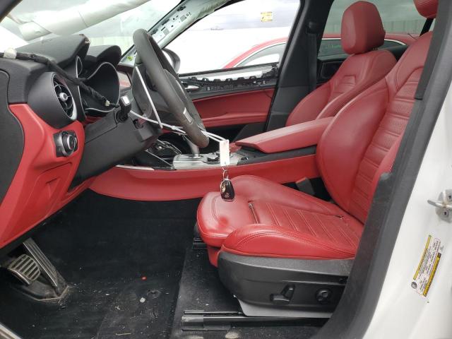 ZASPAKBN7K7C31267 - 2019 ALFA ROMEO STELVIO TI WHITE photo 7