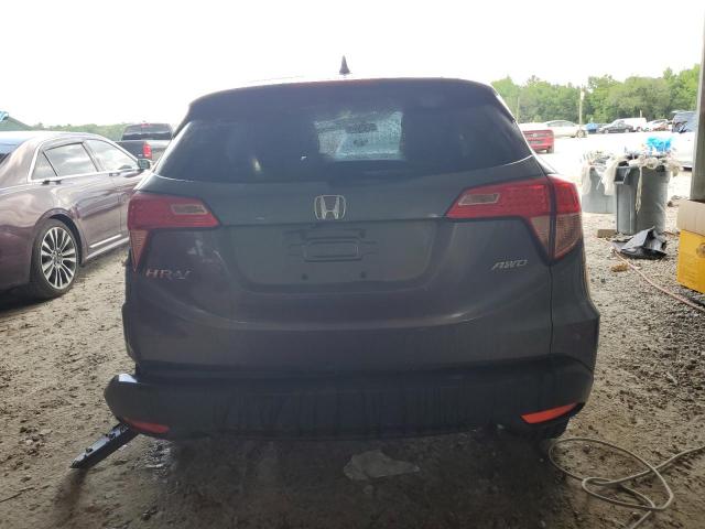 3CZRU6H37GM768105 - 2016 HONDA HR-V LX GRAY photo 6